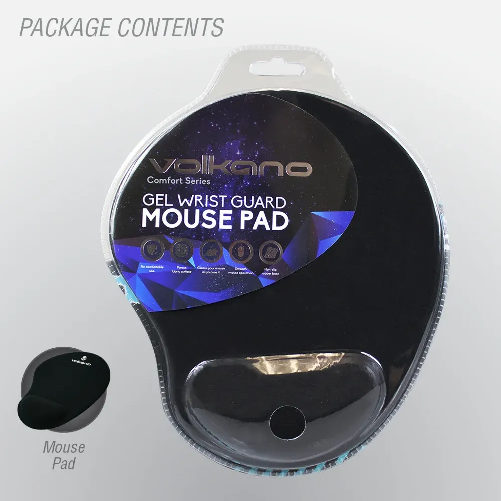 Volkano Comfort series gel wristguard mousepad - black - Image 10