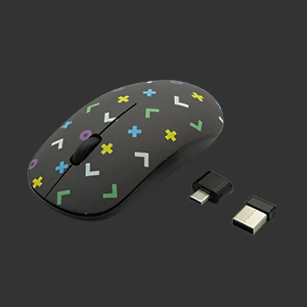 Volkano Tag Series 2.4G Wireless Optical MouseUSB/TypeC Geo - Image 17