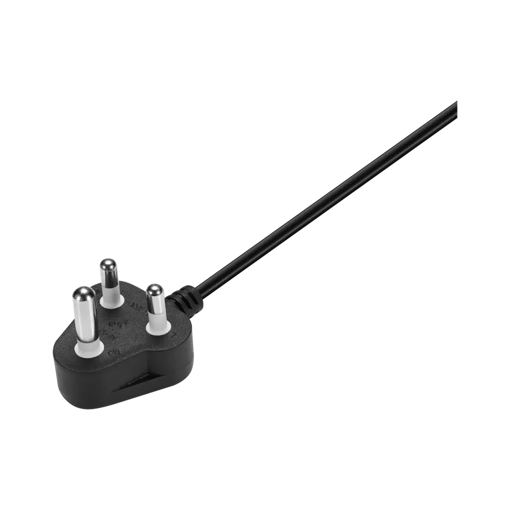 Volkano Presto series Double 3 pin IEC Power Cable 1.8m 10A - black - Image 4