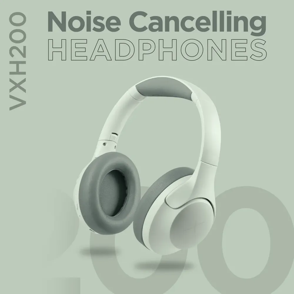 VolkanoX VXH200 Bluetooth Headphones with ANC - Green - Image 10
