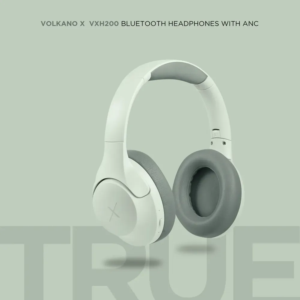 VolkanoX VXH200 Bluetooth Headphones with ANC - Green - Image 12