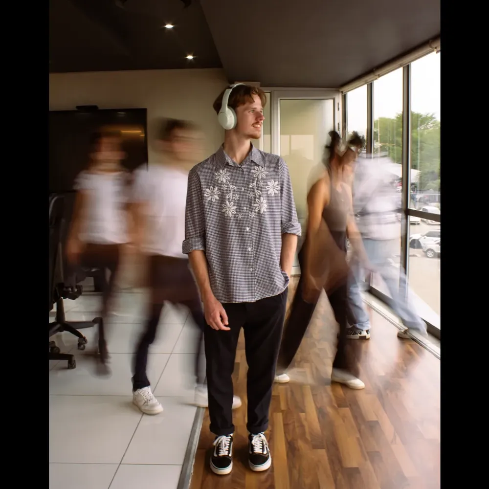 VolkanoX VXH200 Bluetooth Headphones with ANC - Green - Image 8