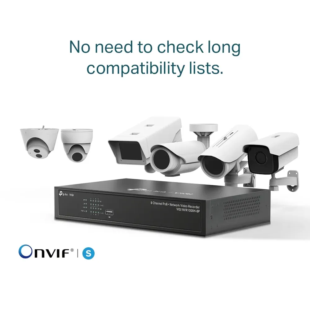 TP-Link Vigi NVR1008H-8P 8 Channel PoE+ Network Video Recorder - Image 10